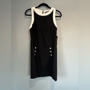 Karl Lagerfeld Black and White Mini Dress